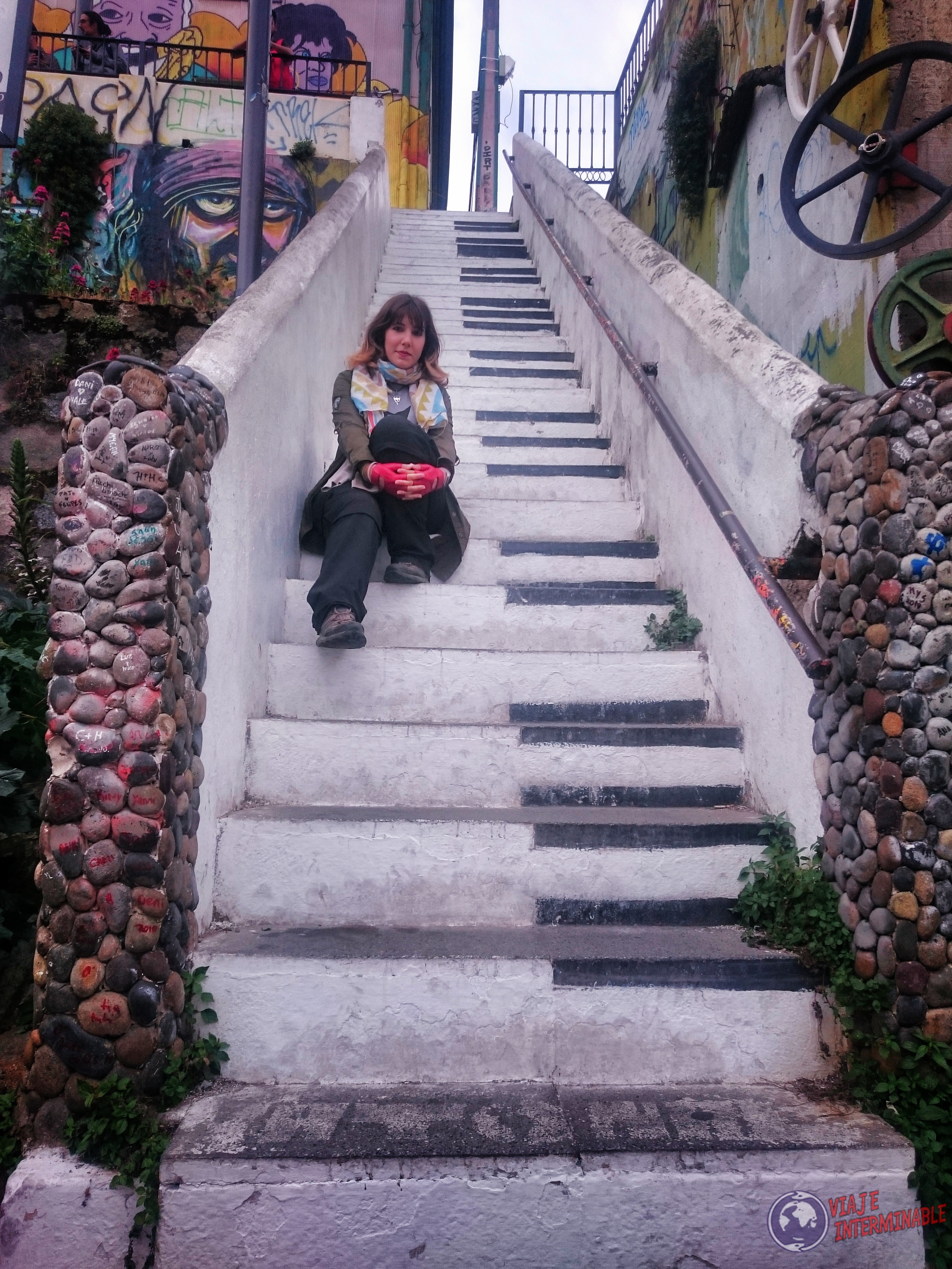 Foto Mural Valparaiso Escalera Piano