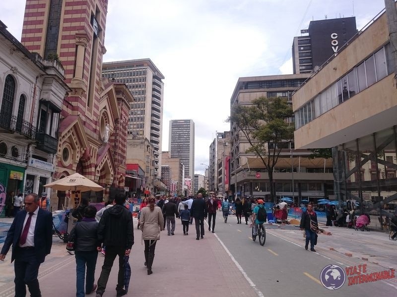 Calles en Bogota Colombia
