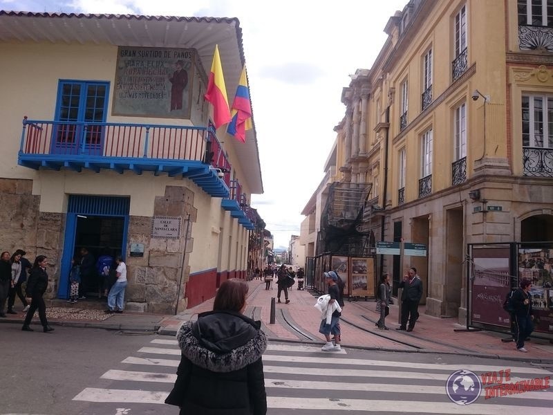 Calles en Colombia centro historico bogota