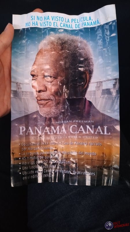 Folleto Morgan Freeman Canal de Panama