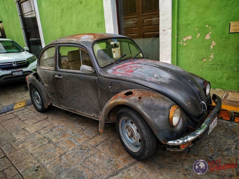 Escarabajo fusca auto Campeche Mexico