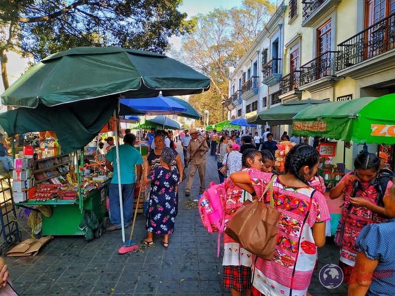 Calles y ferias en Oaxaca Mexico