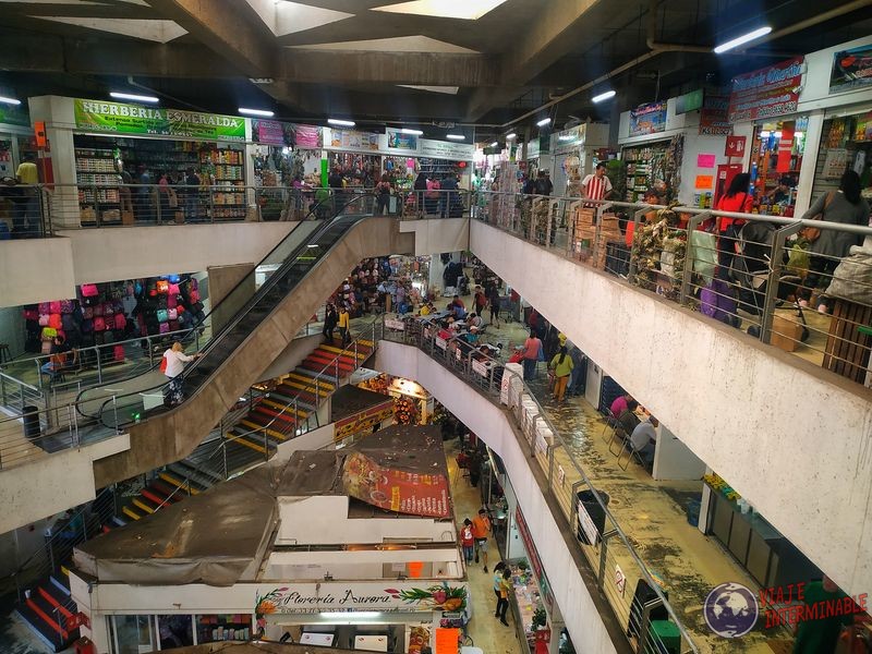 Mercado Corona escaleras mecanicas Guadalajara Mexico