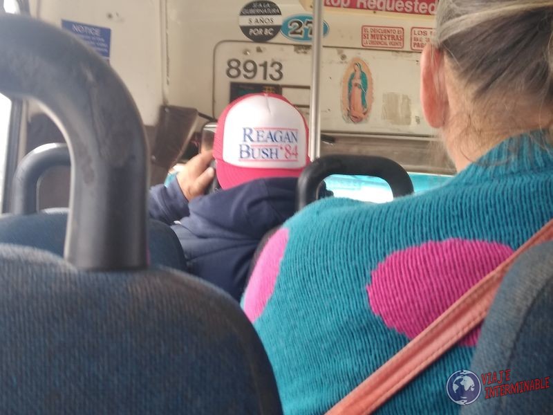 Gorro de bus Reagan local Ensenada Baja California Mexico