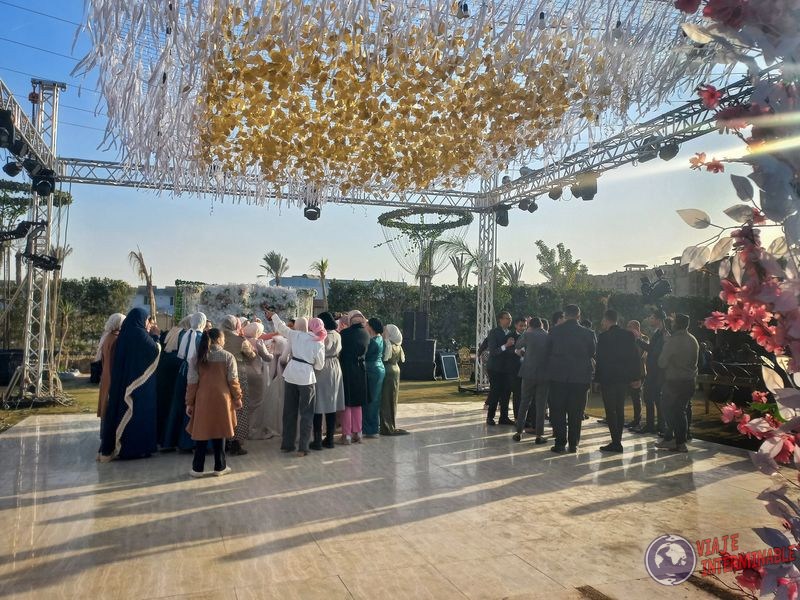 Casamiento mujeres y hombres separados Asiut Egipto
