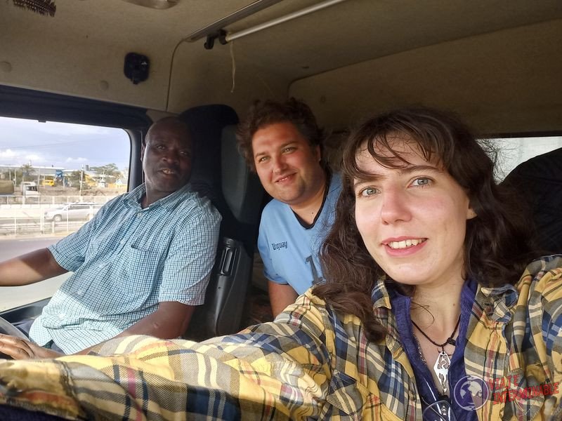 Camionero camion Autostop dedo Kenia Africa