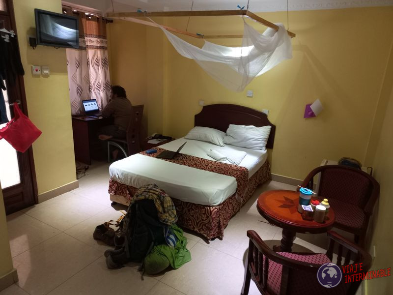Cuarto de hotel Dar es Salaam Tanzania Africa