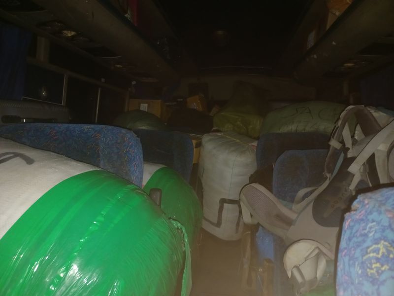 Quilombo de bolsos bus Tanzania